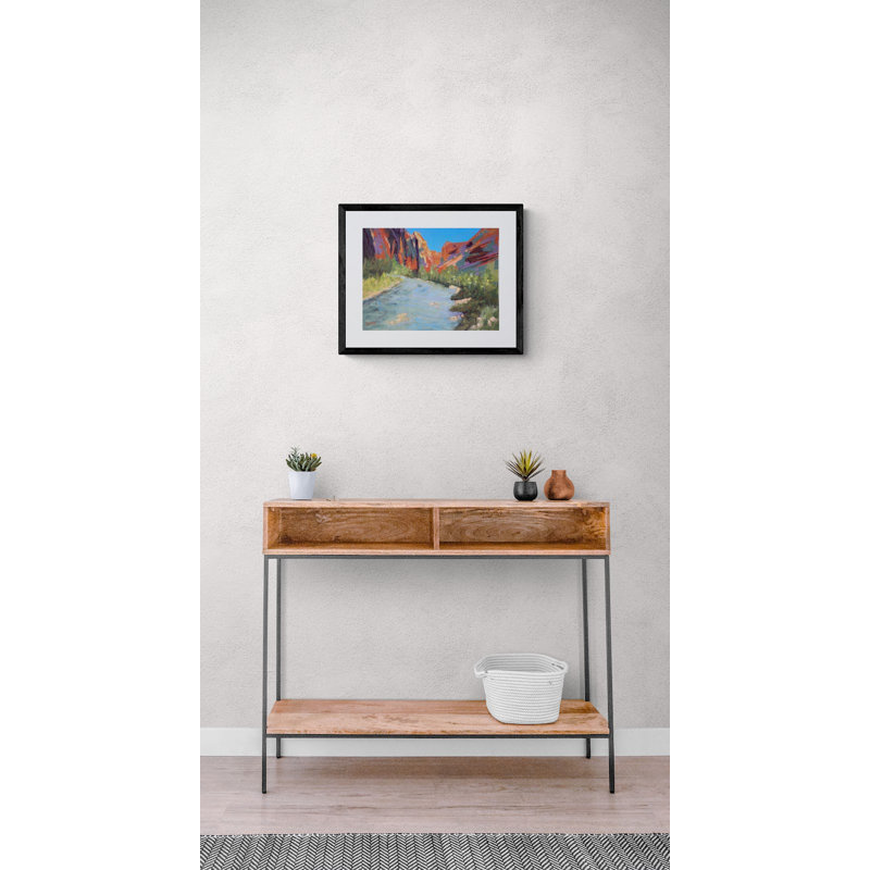 Only A River's Gonna Make Things Right Print by Dina Gardner, No Mat, Wrapped Canvas, 30" H x 40" W x 1.5" D