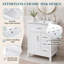 Meuble-lavabo 24 po avec lavabo en céramique, tiroir rabattable et 3 tiroirs-132915234