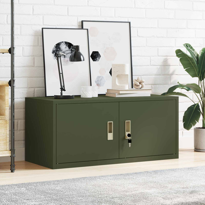 Storage Cabinet, Olive Green