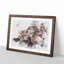 Chocolate Labrador Portrait - Picture Frame Painting Print-56853970-56853966