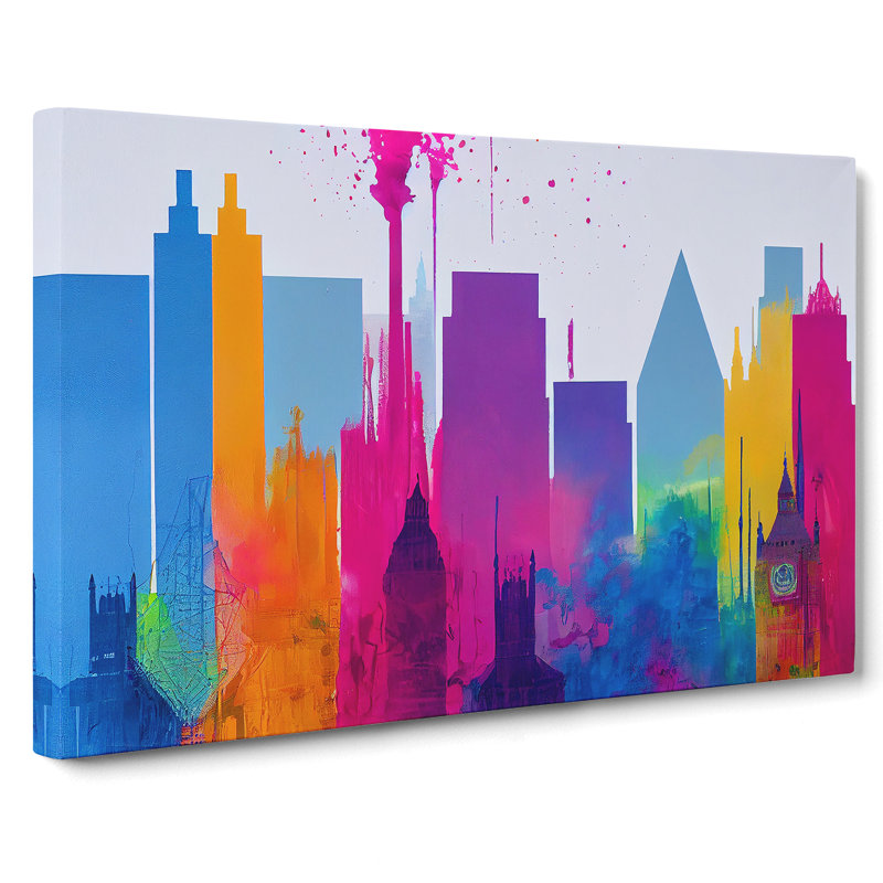 Skyscraper Skyline Vol.6 - Wrapped Canvas, 35cm H x 50cm W x 3cm D