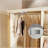 Portable 9-Cube Wardrobe with 2 Hanging Rods and Lockable Casters