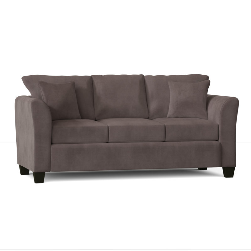 Aniki Upholstered 81.5'' Sofa, Bulldozer Pewter