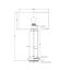 Lolita 57Cm Glass Table Lamp-19334427
