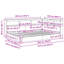 Bookcase Bed Engineered Wood-579053342-579053312