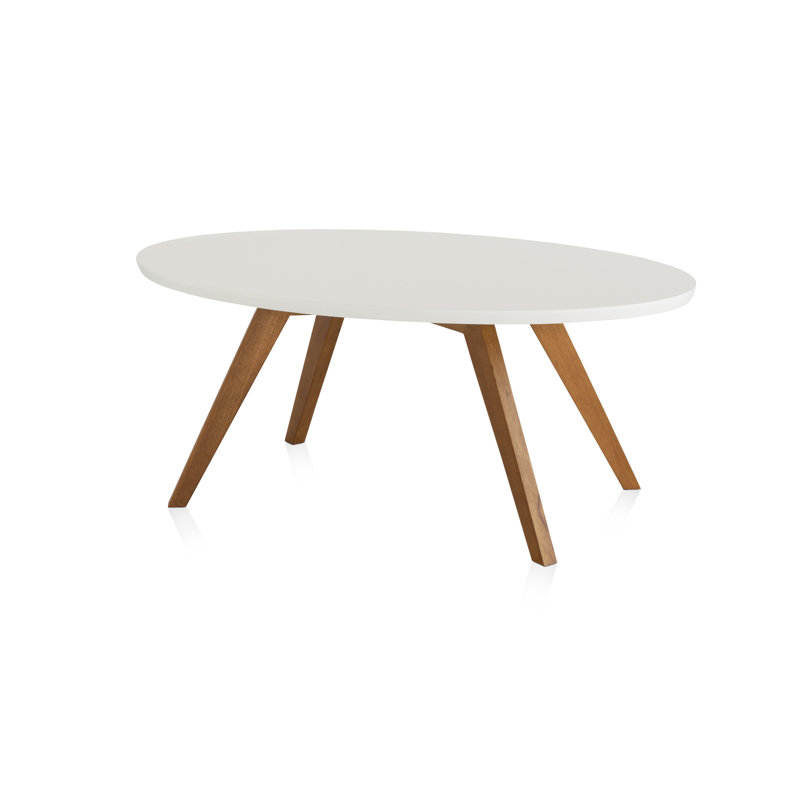 Alexio Four Leg Coffee Table, White