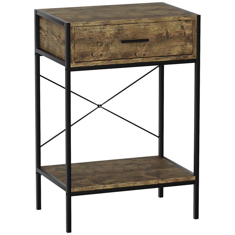 Sylvie 50Cm Console Table, Dark Wood