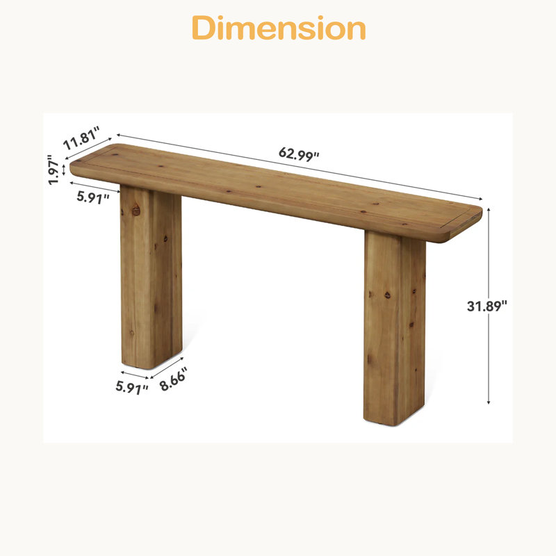 Table de bout, console et canapé uniques