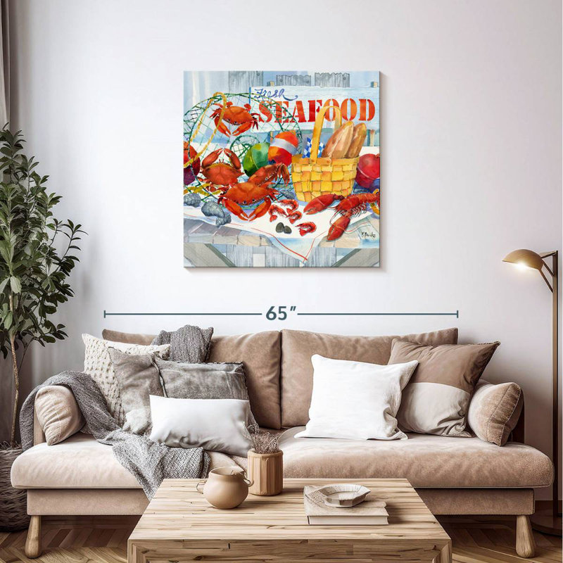 Brampt Seafood Galore, 36" H x 36" W