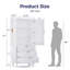 Tall fluted‑door storage cabinet with 3 drawers, adjustable shelves and tapered legs, freestanding wooden accent cabinet for living room, bedroom, entryway-1372056683