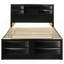 Grand lit de rangement noir Jazz-1788352575