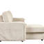 Canapé-lit modulaire beige avec poches de rangement et porte-gobelets - Support pour lit pour 3 personnes-570910264