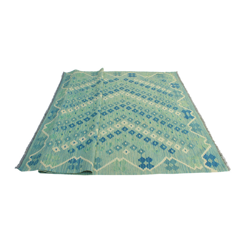 Flatweave Lorena Lt. Green Rug