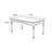 Light Coffee Rectangular Solid Wood Dining Table-217860339
