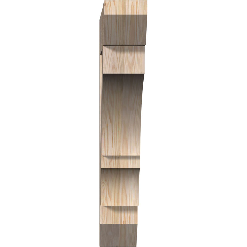 H 5,5 l, Sapin de Douglas lisse, L 5 1/2 po x P 34 po x H 34 po