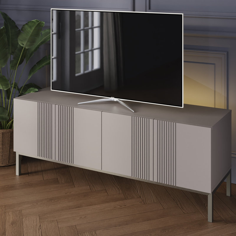 IONA Unfinished TV Stand for TVs up to 70", Gray