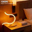 Epabina Transformable Ring LED Table Lamp With Remote Control, Dimmable Bedside Nightstand Light With Stepless Colour Temperature For Bedroom, Living Room & Office