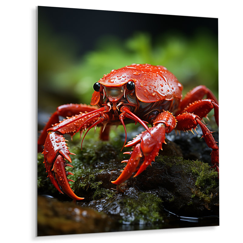 " Crayfish Creek Dweller ", 32" H x 16" W x 1" D