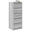 Sideboard With Drawers 37.5X35x99 Cm Engineered Wood-1526999173