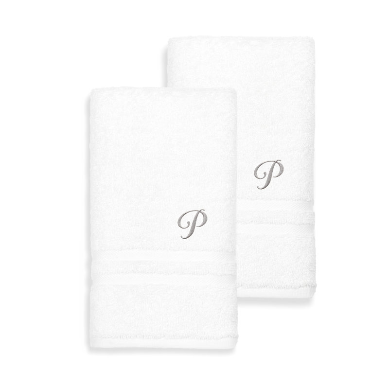 Denzi 100% Cotton Hand Towel, P, White
