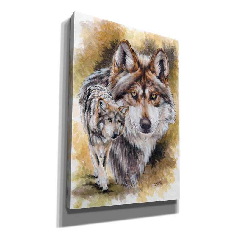 «Kelce Callidité sur toile» par Barbara Keith, H 26 po x l 18 po x P 0,75 po