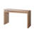 Narrow Console Table, Slim Entryway Table, Small Space Sofa Table, 52 Inch Hallway Table, Wood Console Table With Bead Detail, Rustic Modern Console, Natural Wood Finish Table, Minimalist Foyer Table.