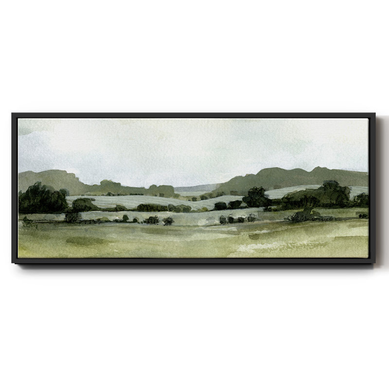 Vert Landscape III- Framed Canvas