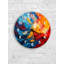 Horloge murale en verre trempé Abstract Art-1502730890-1502730892