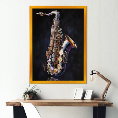 Saxophone I - musique, art mural sur toile