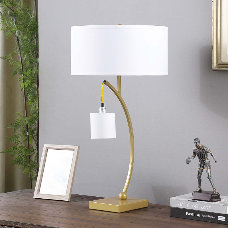 Lampe de table 28 po, Doré