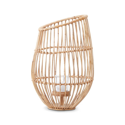 Bourbeau Wicker Tabletop Lantern