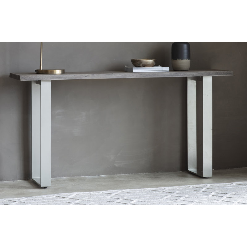 Gwinn 160cm Solid Wood Top Console Table