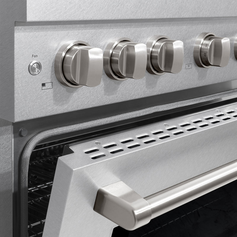 ZLINE 30 in. 4.2 cu. ft. Paramount Dual Fuel Range W/ 4 Burner DuoPro Cooktop and Electric Convection Oven in Satin Stainless Steel