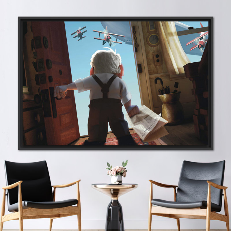 Print on Canvas, Framed Print without Mat, 20 cm H x 30 cm W, Black