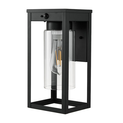 Silver Outdoor Wall Lantern