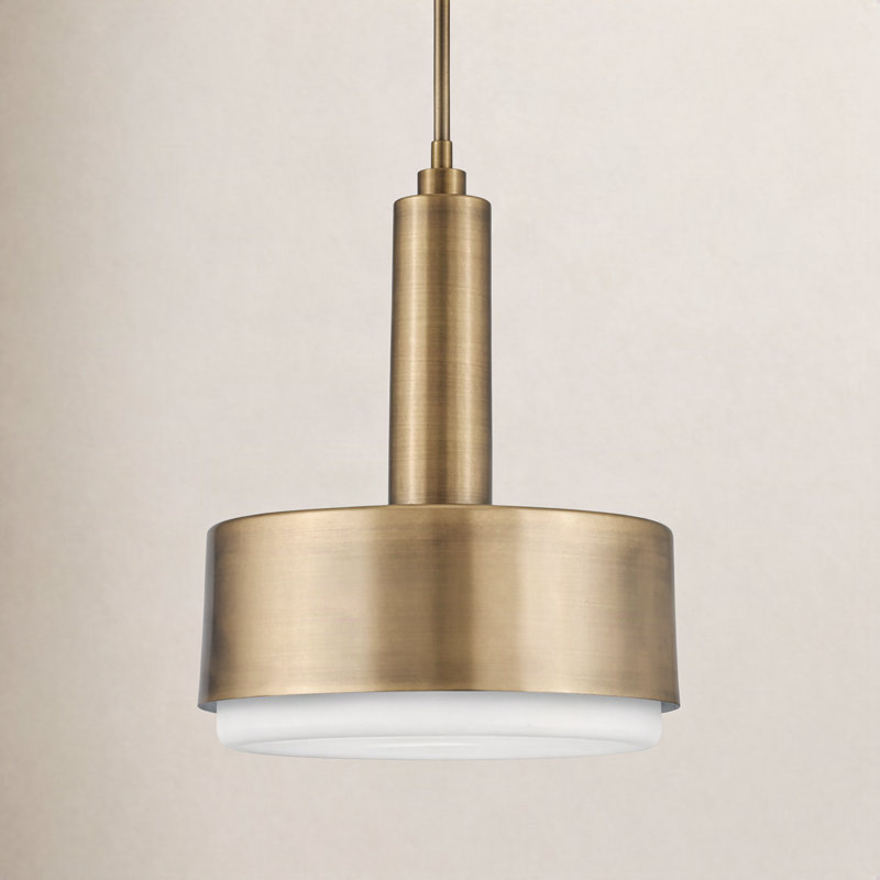 Fitzgerald 2 - Light Single Pendant, Lacquered Brass