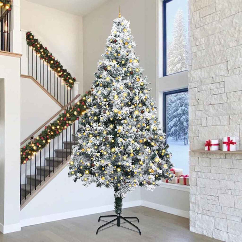 13.12' H Lighted Artificial Christmas Tree