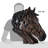 EDGE Sculpture Horse Bust 22.5in H