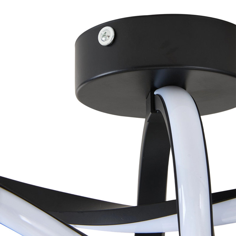 Aluminium LED Semi Flush Mount