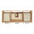 ARIEL Broeder Single Sink Bathroom Vanity with Italian Carrara Marble Top-77548892-77548864
