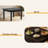 Mid-Sized Kitchen Table,Square Dining Table,Aesthetic Table