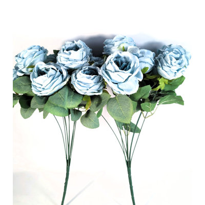 Roses Austin fleurs en soie