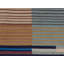 Striped Area Rug in Orange/Blue