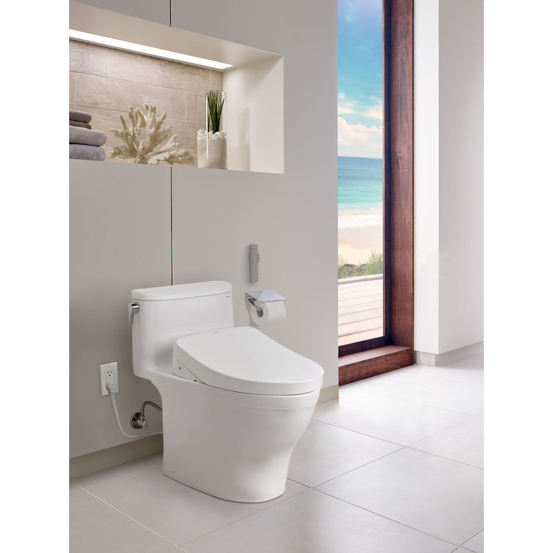 1.28 GPF Elongated One-Piece Toilet High Efficiency Flush (Seat Included)