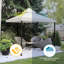 Couvercle de remplacement UV30 + pour abri de jardin à 2 niveaux 8 x 8 pi Yescom-107361370