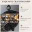 Luminaire suspendu contemporain noir en lustre en cristal W12 "Glam Smoke-1825839136-1851330010
