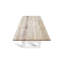 McCausland Oak Solid Wood Top Metal Base Dining Table