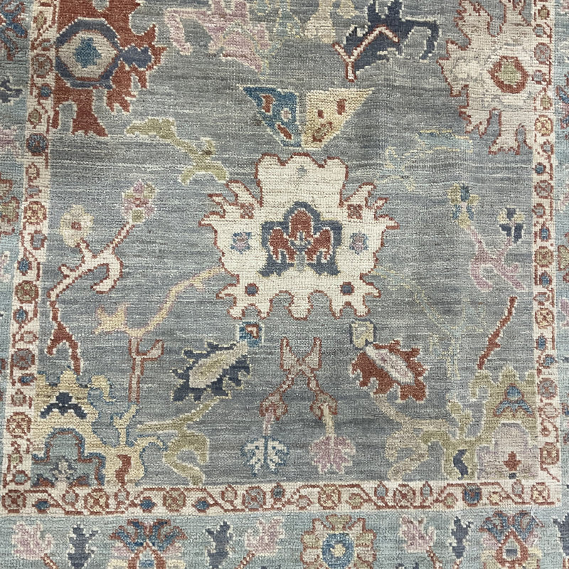 One-of-a-Kind 6' X 9'1" Wool Area Rug Gray