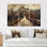 Beige, orange, automne, château rustique en Europe I - Châteaux, ensemble d'art mural