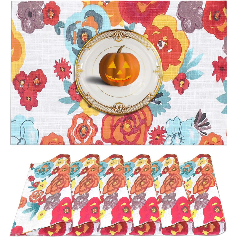 Ensemble de 6 napperons de table de salle à manger Placemats
